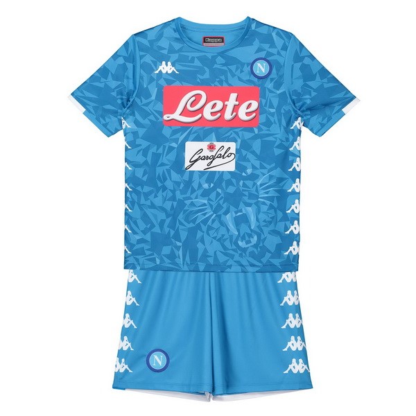 Maillot Football Naples Domicile Enfant 2018-19 Bleu